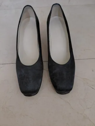 Zapatos de piel forrados raso fiesta