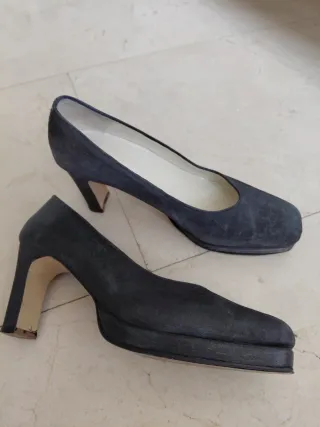 Zapatos de piel forrados raso fiesta