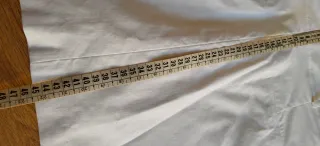 Falda blanca de tenis con botones