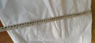 Falda blanca de tenis con botones