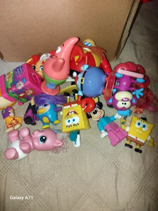 Box giochi misti: Spongebob, Sonic, My Little Pony