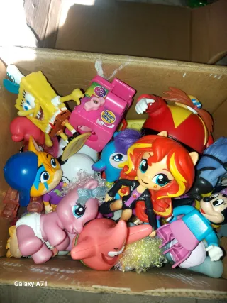 Box giochi misti: Spongebob, Sonic, My Little Pony