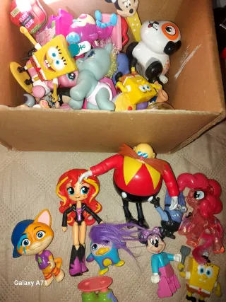 Box giochi misti: Spongebob, Sonic, My Little Pony
