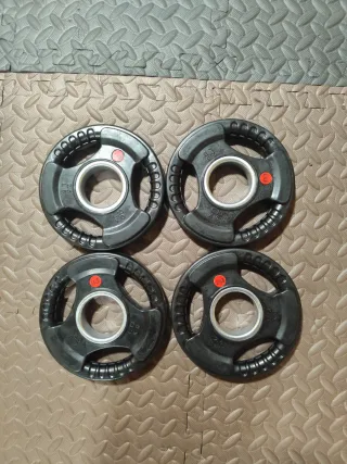4 dischi pesi 1,13 kg olimpici foro 50mm