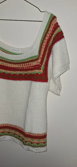 Jersey manga corta multicolor