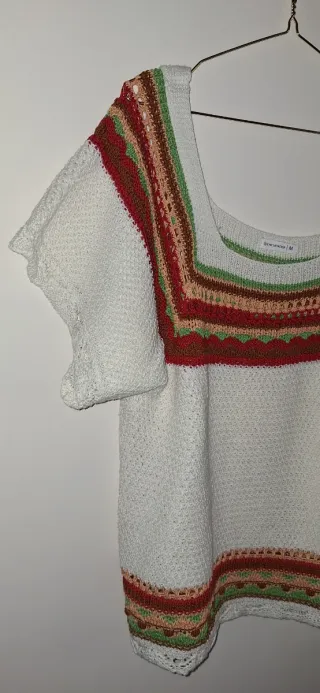 Jersey manga corta multicolor