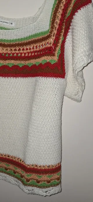 Jersey manga corta multicolor