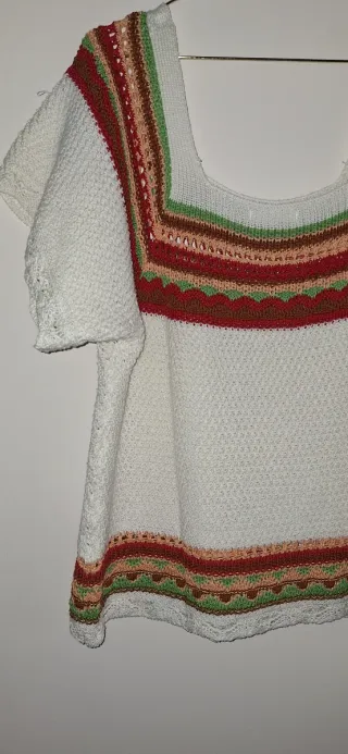 Jersey manga corta multicolor