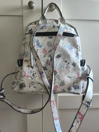 Mochila blanca juvenil