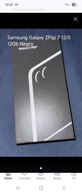 Samsung Galaxy Z Flip 7 12GB Negro