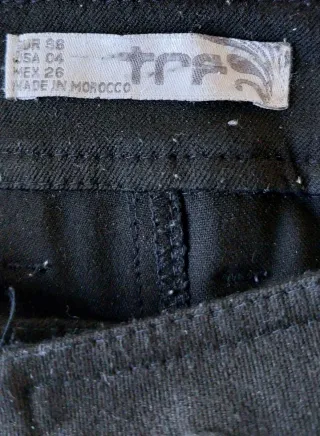 Pantalón Tfr Zara Negro