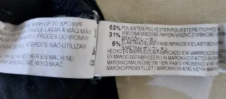 Pantalón Tfr Zara Negro