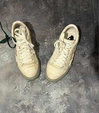 Scarpe Off-White Vulcanized Bianche Rosa