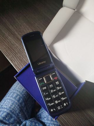 Teléfono para mayores Uleway azul
