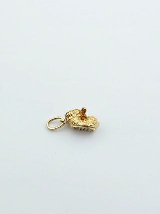 Colgante de Oro 18K Patuco bebe, 1,37gr, 1cm