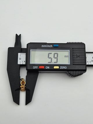 Colgante de Oro 18K Patuco bebe, 1,37gr, 1cm