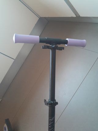 Patinete Oxelo Mid7 Negro/Lavanda