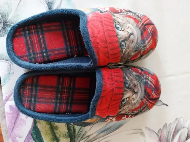 Zapatillas de casa talla 36 gato