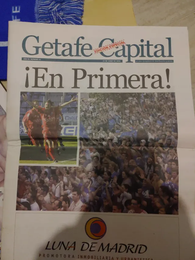 Lote Ascenso Primera División Getafe CF por 1 vez