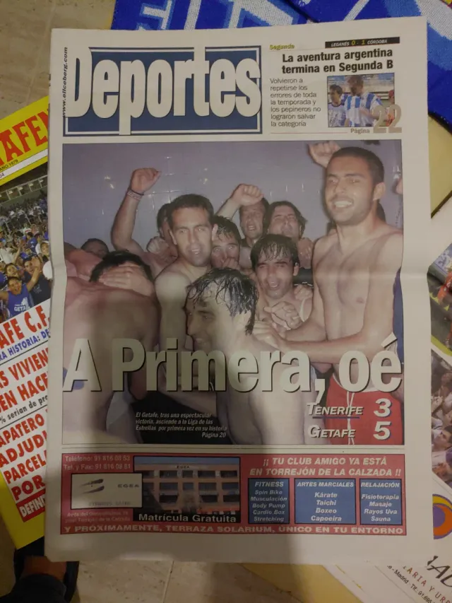 Lote Ascenso Primera División Getafe CF por 1 vez