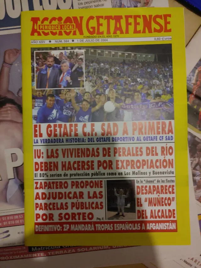 Lote Ascenso Primera División Getafe CF por 1 vez