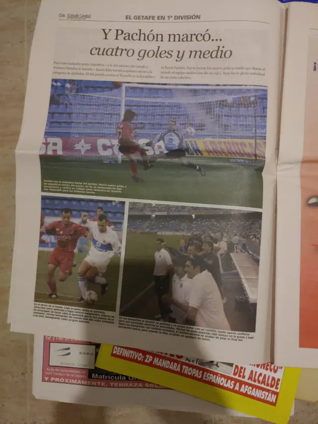 Lote Ascenso Primera División Getafe CF por 1 vez