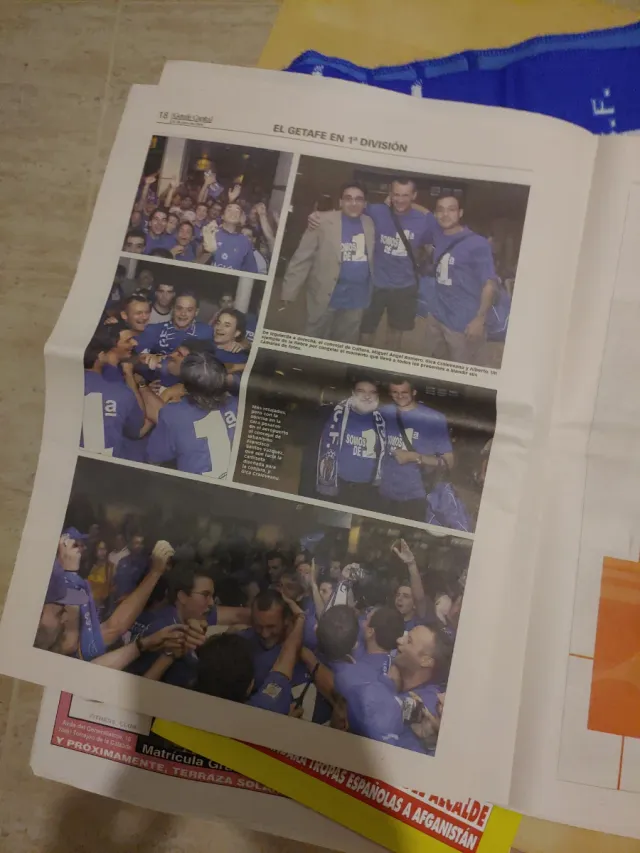Lote Ascenso Primera División Getafe CF por 1 vez