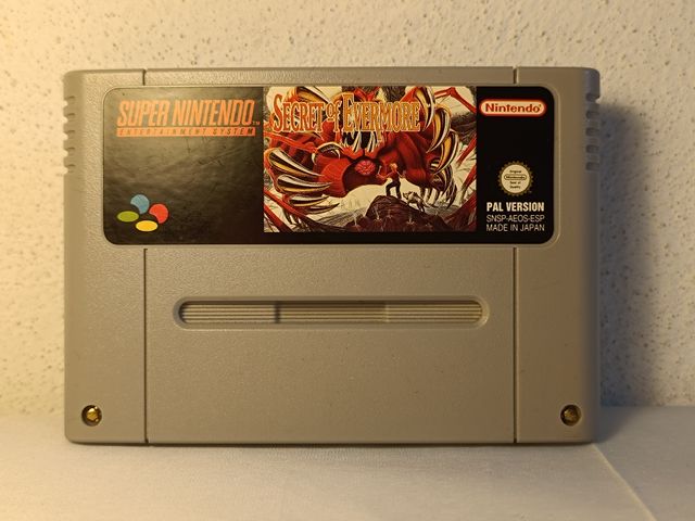 Videojuego Secret of Evermore Snes Pal perfecto!!