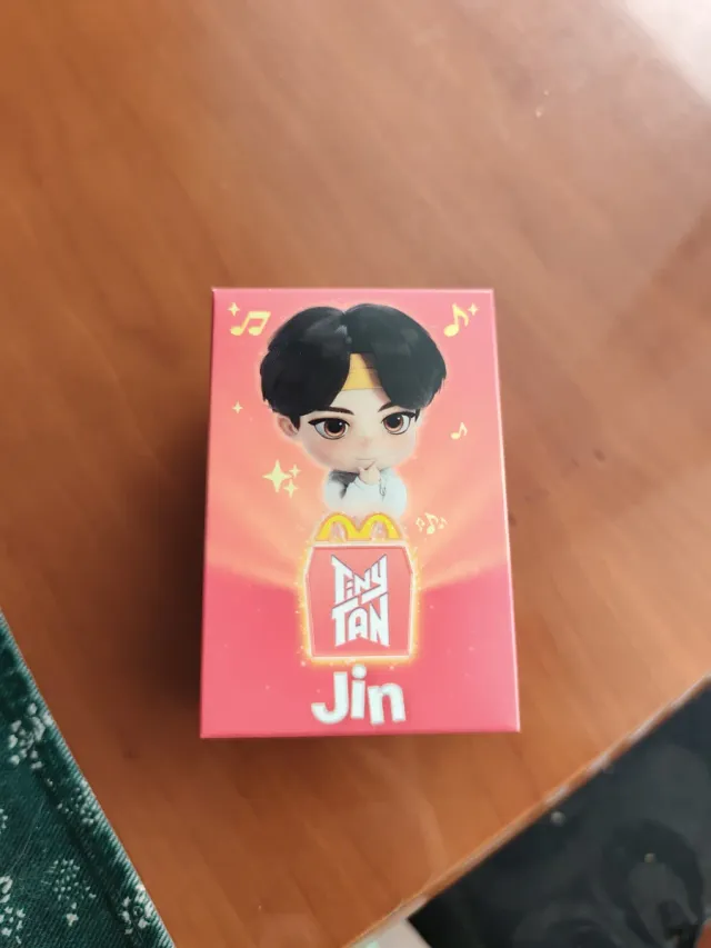Jin BTS Tiny Tan McDonald's
