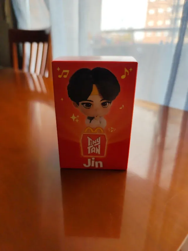 Jin BTS Tiny Tan McDonald's