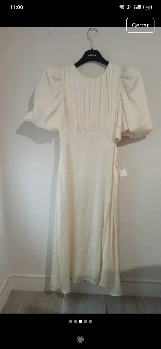 Vestido blanco de evento