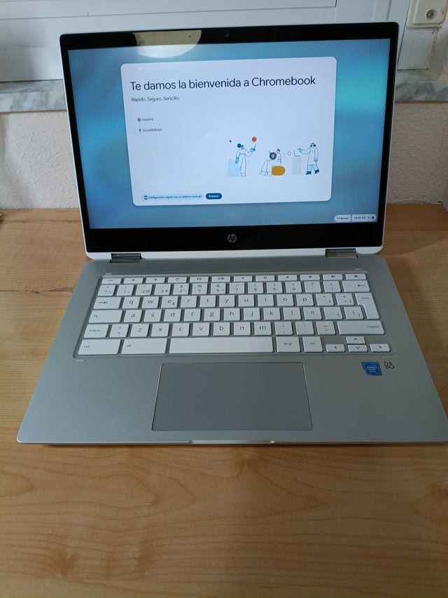 Chromebook HP Blanco