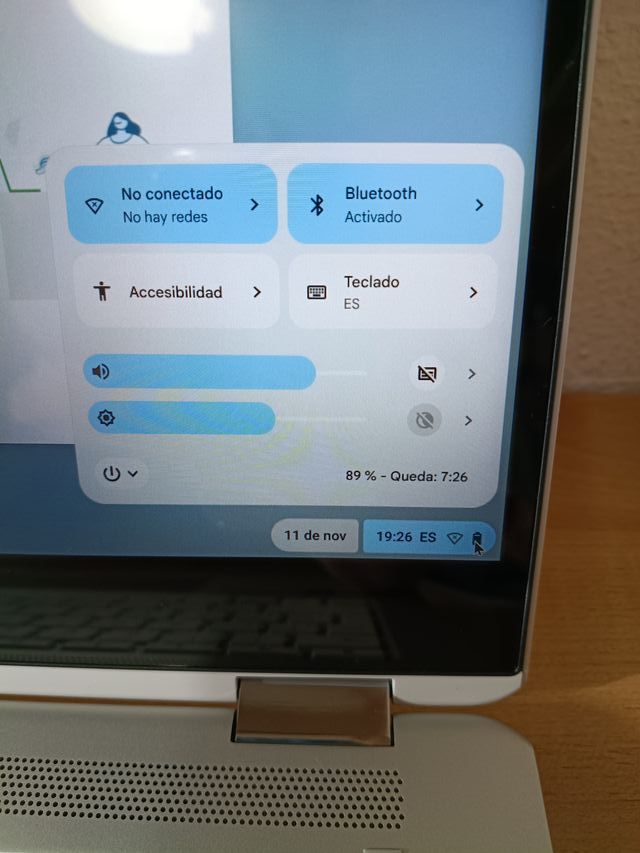 Chromebook HP Blanco