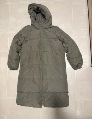 Anorak Stradivarius Largo Verde Oliva