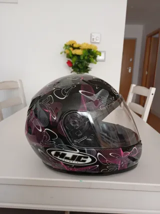 Conjunto moto mujer Talla S: Chaqueta, Casco y Gua