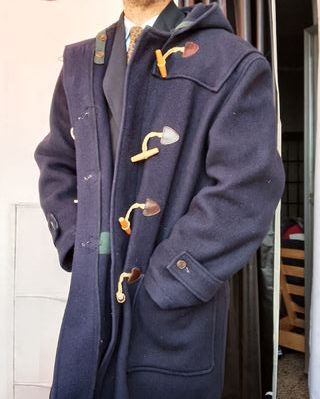 Cappotto Montgome Lennards Vintage Blu lana