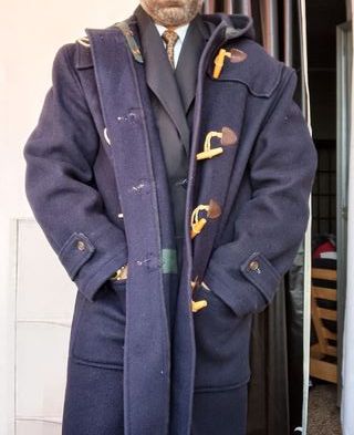 Cappotto Montgome Lennards Vintage Blu lana