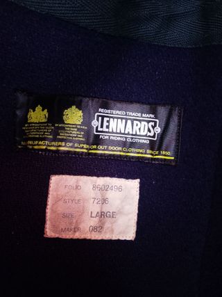 Cappotto Montgome Lennards Vintage Blu lana