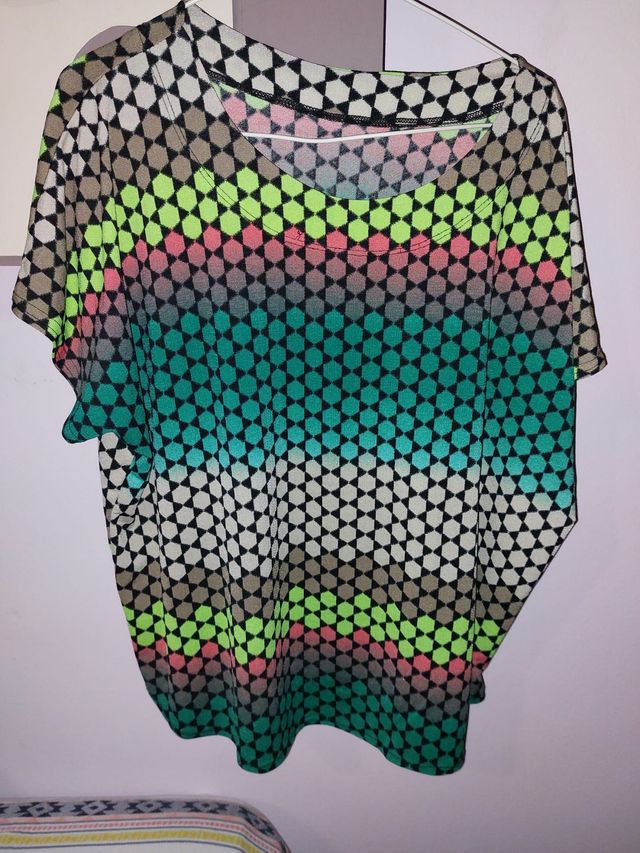 Camiseta estampada talla única