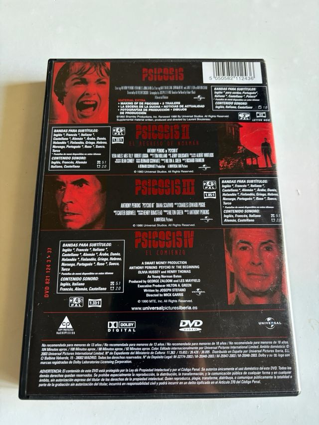 Psicosis Colección DVD I-IV