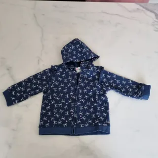 Felpa bimba Prenatal con cappuccio