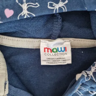 Felpa bimba Prenatal con cappuccio