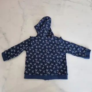 Felpa bimba Prenatal con cappuccio