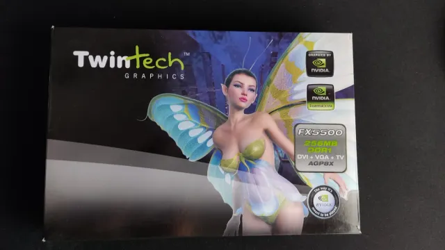 Tarjeta Gráfica Twintech FX5500 256MB AGP