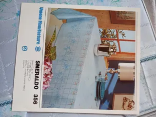 Tovaglia Cotone 12 Posti Vintage Floreale