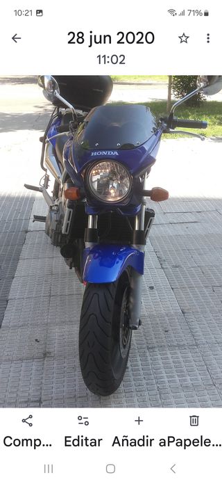 Honda CB 900 Hornet Azul