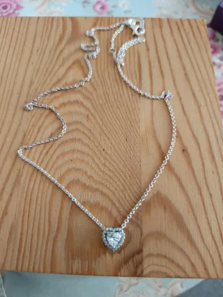 Collar Pandora Corazón Plata 925