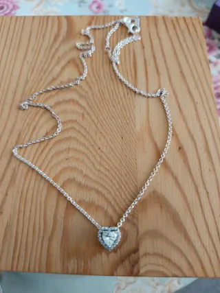 Collar Pandora Corazón Plata 925