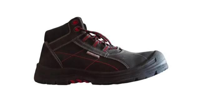 Stivali di sicurezza Securit Line neri e rossi