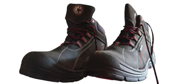 Stivali di sicurezza Securit Line neri e rossi